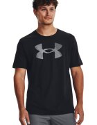 Under Armour Tricou lejer cu imprimeu logo - pentru fitness - Negru