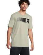 Under Armour Tricou lejer cu logo pentru antrenament Fast - Verde pal