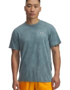 Under Armour Tricou pentru alergare Launch Camo - Gri carbune/Alb murdar