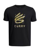 Under Armour Tricou pentru baschet Curry Trend - Negru/Gri deschis/Galben mustar