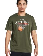 Under Armour Tricou pentru baschet Hoops - Verde masliniu