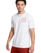Under Armour Tricou pentru fitness Radial - Alb/Portocaliu