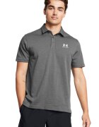 Under Armour Tricou polo cu detaliu logo - pentru fitness - Gri inchis