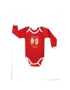 Uniconf Body bebelusi din bumbac CB110 - rosu - 12 luni