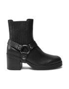 Unisa Botine Jelani Stt Negru - Piele lacuita