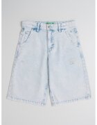 United Colors Of Benetton Bermude din denim cu talie inalta - Albastru deschis