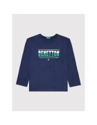 United Colors Of Benetton Bluza baieti - 301241768 - Bumbac organic - Albastru - Albastru
