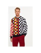 United Colors Of Benetton Bluza barbati - 303292416 - Bumbac - Multicolor - Multicolor