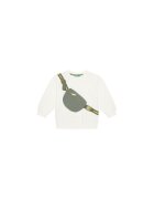 United Colors Of Benetton Bluza copii - alb - 60% bumbac - 40% poliester -