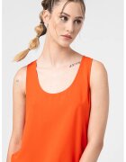 United Colors Of Benetton Bluza cu decolteu rotund - fara maneci - Portocaliu