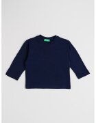 United Colors Of Benetton Bluza cu imprimeu pe partea din spate - Bleumarin