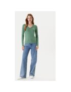 United Colors Of Benetton Bluza dama 3GA2E4245 - Bumbac - Verde - Verde