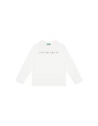 United Colors Of Benetton Bluza de copii - alba