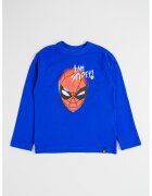 United Colors Of Benetton Bluza din bumbac cu imprimeu Spider-Man - Rosu/Negru/Albastru royal