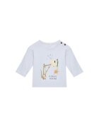 United Colors Of Benetton Bluza fete 3I9WA105Q - Bumbac organic - Albastru - Albastru