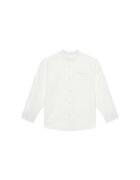 United Colors Of Benetton Camasa baieti 5IPVCQ03T - In/Bumbac - Alb - Alb