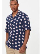 United Colors Of Benetton Camasa barbati - 303787271 - Viscoza - Albastru - Albastru