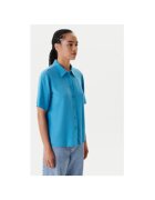 United Colors Of Benetton Camasa dama 5WPWDQ0B1 - Viscoza - Albastru - Albastru
