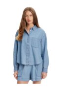 United Colors Of Benetton Camasa dama - albastru -