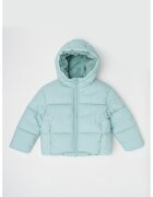 United Colors Of Benetton Geaca cu gluga si vatelina - Verde menta