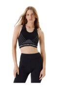 United Colors Of Benetton Maiou scurt dama - nylon/poliester/elastan - negru/gri