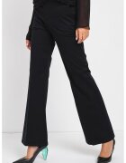United Colors Of Benetton Pantaloni bootcut cu talie inalta - Negru