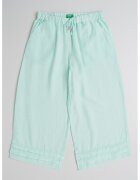 United Colors Of Benetton Pantaloni cu croiala ampla si snur - Verde menta