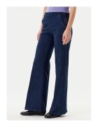 United Colors Of Benetton Pantaloni dama 4TUTDF06V - Bumbac/Elastan - Bleumarin - Bleumarin