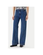 United Colors Of Benetton Pantaloni dama 4W8CDE02F - Bumbac - Albastru - Albastru