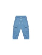 United Colors Of Benetton Pantaloni de trening baieti 3UNIGF045 - Bumbac - Albastru - Albastru