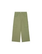 United Colors Of Benetton Pantaloni fete 4L2VCE040 - Bumbac - Verde - Verde