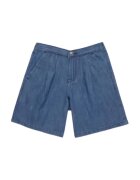 United Colors Of Benetton Pantaloni scurti copii bumbac - albastru marin - cu banda elastica si doua buzunare -