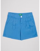 United Colors Of Benetton Pantaloni scurti cu pliuri - Albastru lavanda