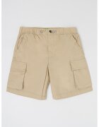 United Colors Of Benetton Pantaloni scurti de bumbac cu talie ajustabila si buzunare cu clapa - Bej