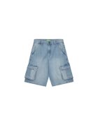 United Colors Of Benetton Pantaloni scurti din denim baieti 4KEHC9041 - Bumbac - 122 CM - Albastru