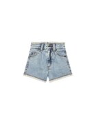 United Colors Of Benetton Pantaloni scurti din denim fete 4UTPG902K - Bumbac/Lyocell - Albastru - Albastru