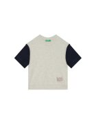 United Colors Of Benetton Pulover baieti 3BC1G10IN - Bumbac - Gri - Gri