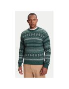 United Colors Of Benetton Pulover barbati 1137K107V - Lana/Nylon - Verde - Verde