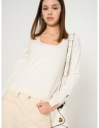 United Colors Of Benetton Pulover cu decolteu patrat - Bej deschis