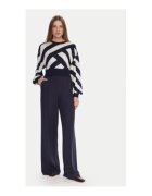 United Colors Of Benetton Pulover Dama viscoza - negru/alb -