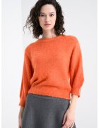 United Colors Of Benetton Pulover pufos din amestec de mohair - Caramiziu