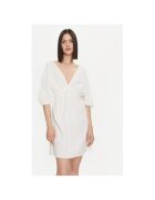 United Colors Of Benetton Rochie dama - 304191282 - Bumbac - Bej - Bej