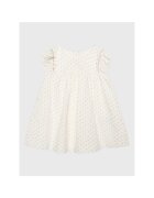 United Colors Of Benetton Rochie fete - 301770404 - Bumbac - Alb - Alb