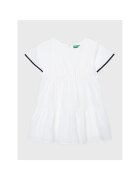 United Colors Of Benetton Rochie fete - 301771630 - Bumbac - Alb - Alb