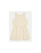 United Colors Of Benetton Rochie fete - 303817909 - Bumbac/Nylon - Bej - Bej