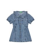 United Colors Of Benetton Rochie fete - 41DWGV029 901 - bumbac/poliester - albastru