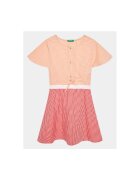 United Colors Of Benetton Rochie fetite - Bumbac - Portocaliu