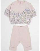United Colors Of Benetton Set de pantaloni si bluza de trening - Violet/Roz deschis