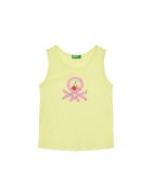 United Colors Of Benetton Top pentru fete 3I1XGH012 - Bumbac - Galben - Galben