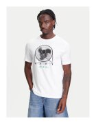United Colors Of Benetton Tricou barbati 3BL0U10AG - Bumbac organic - 46794 - Alb